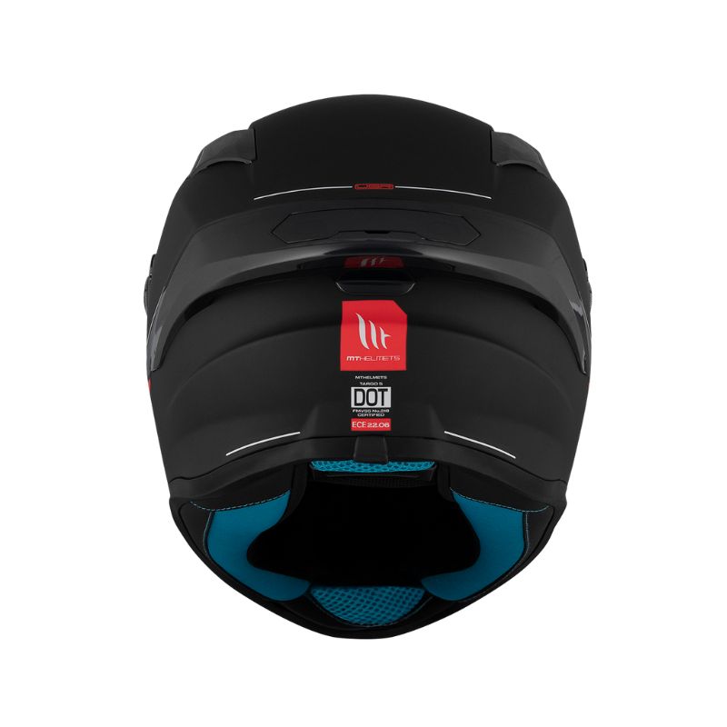 CASCO MT TARGO S SOLID MATE NEGRO A1
