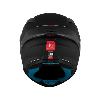 CASCO MT TARGO S SOLID MATE NEGRO A1