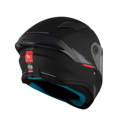 CASCO MT TARGO S SOLID MATE NEGRO A1