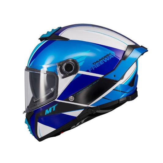 CASCO MT THUNDER4 SV FREEWAY AZUL BLANCO A17