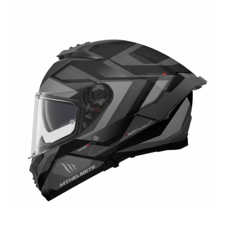 CASCO MT THUNDER4 SV LABYRINTH MATE NEGRO GRIS A1