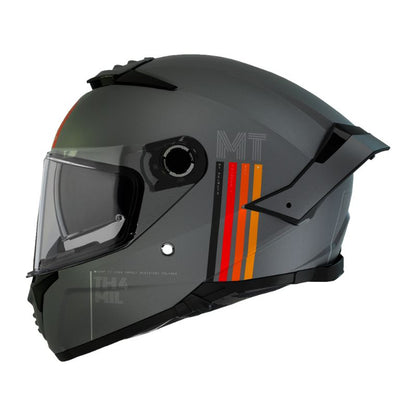 CASCO MT THUNDER 4 SV MIL MATE GRIS