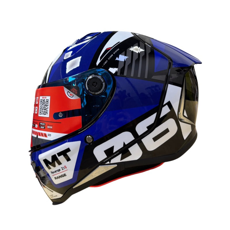 CASCO REVENGE 2S RANGE AZUL B7
