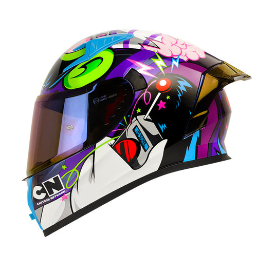 CASCO SHAFT SH-526SP JOJO CAMALEON VERDE VISOR IRIDIUM