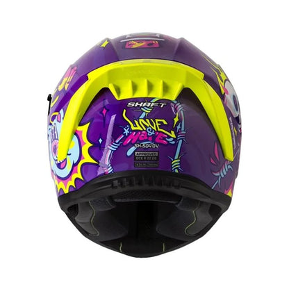 CASCO SHAFT SH-504DV LOVE AND HATE MORADO AZUL IRIDIUM