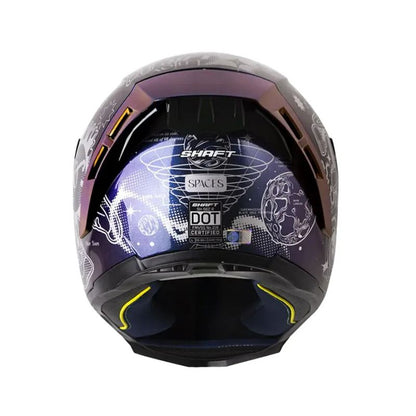 CASCO SHAFT SH-562 R SPACES CAMALEON PLATA VISOR IRIDIUM