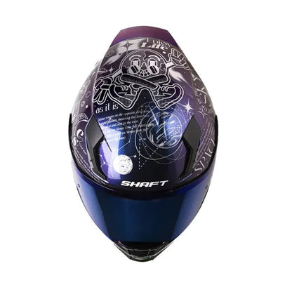 CASCO SHAFT SH-562 R SPACES CAMALEON PLATA VISOR IRIDIUM