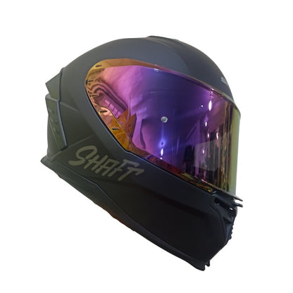 CASCO SHAFT SH-598GTR SOLID MATE NEGRO NEGRO7 VISOR IRIDIUM