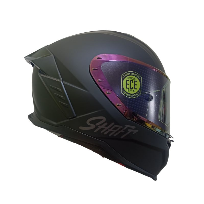 CASCO SHAFT SH-598GTR SOLID MATE NEGRO NEGRO7 VISOR IRIDIUM