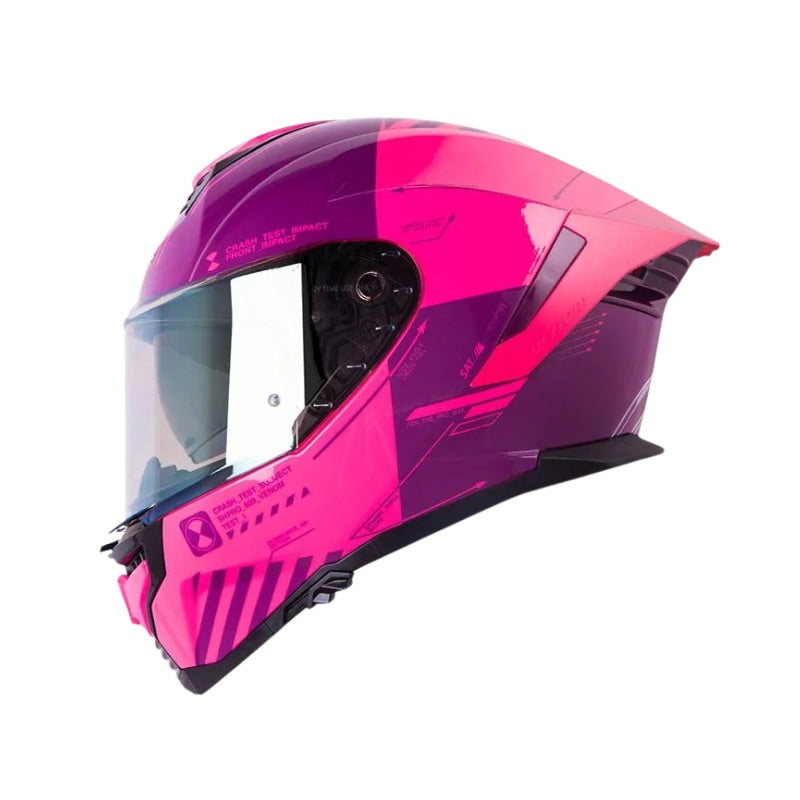 CASCO SHAFT SH-609DV PRO VENOM CRASH TEST FUCSIA MORADO