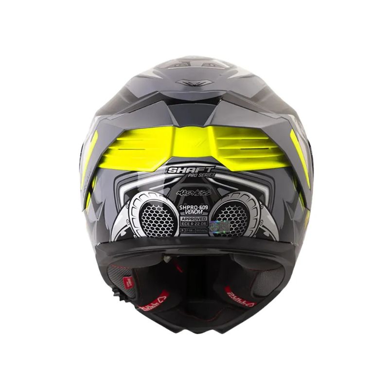 CASCO SHAFT SH-609 PRO VENOM MADNESS GRIS NEGRO IRIDIUM