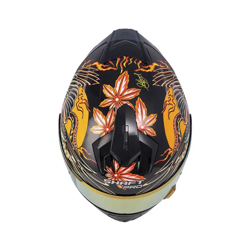 CASCO SHAFT SH-610DV EVO PRO RESURGIMIENTO NEGRO NARANJA