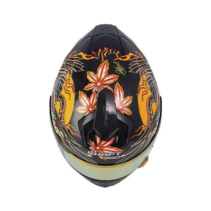 CASCO SHAFT SH-610DV EVO PRO RESURGIMIENTO NEGRO NARANJA