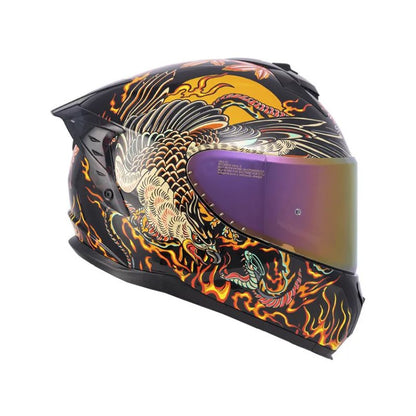 CASCO SHAFT SH-610DV EVO PRO RESURGIMIENTO NEGRO NARANJA