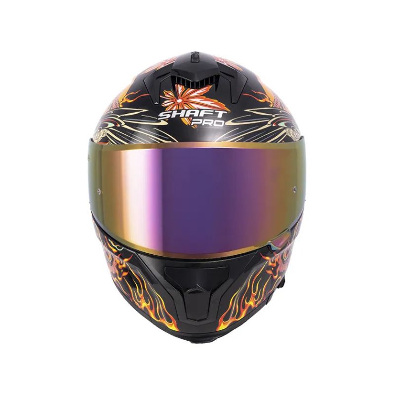 CASCO SHAFT SH-610DV EVO PRO RESURGIMIENTO NEGRO NARANJA