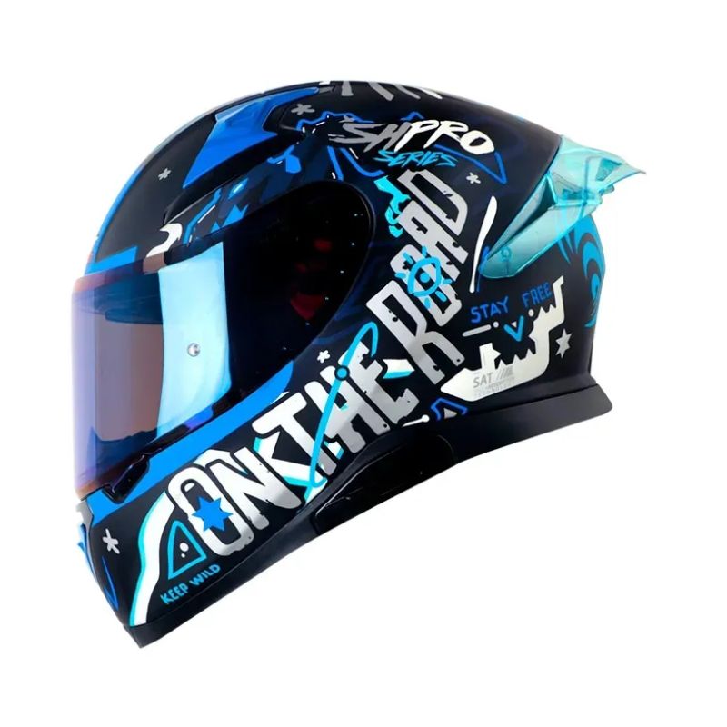 CASCO SHAFT SH-612DV PRO FUNNY MATE NEGRO AZUL IRIDIUM