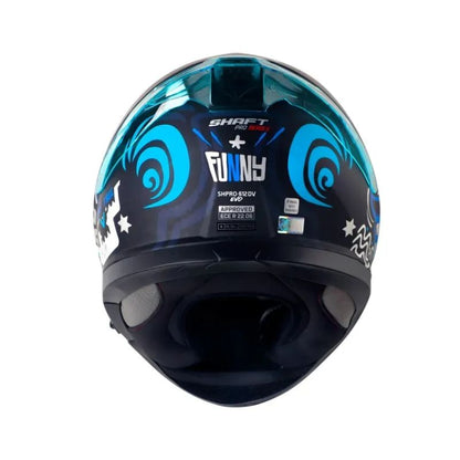 CASCO SHAFT SH-612DV PRO FUNNY MATE NEGRO AZUL IRIDIUM