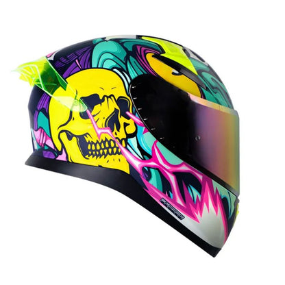CASCO SHAFT SH-612DV PRO THE ABISAL MATE AZUL AMARILLO NEON