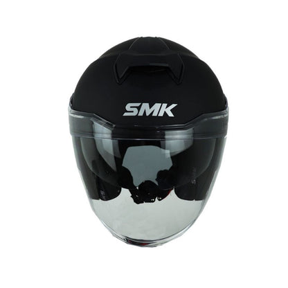 CASCO SMK STREEM GTJ SOLID MATE NEGRO