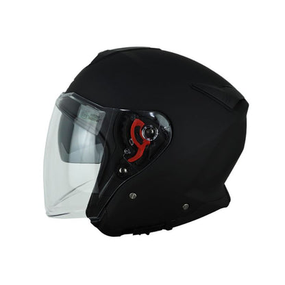 CASCO SMK STREEM GTJ SOLID MATE NEGRO