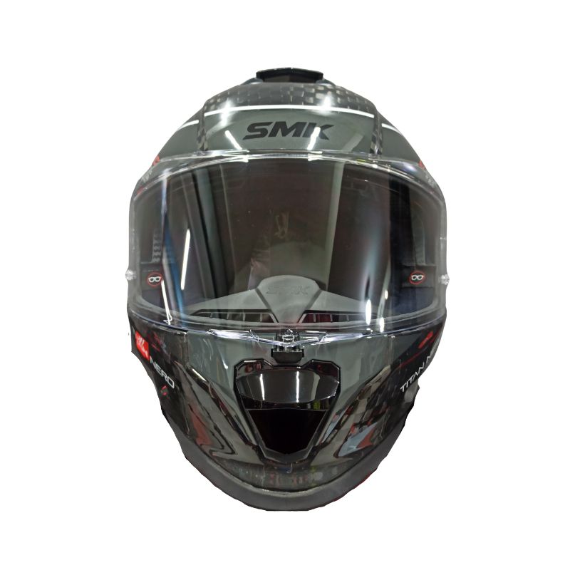 CASCO SMK TITAN CARBON NERO NEGRO GRIS