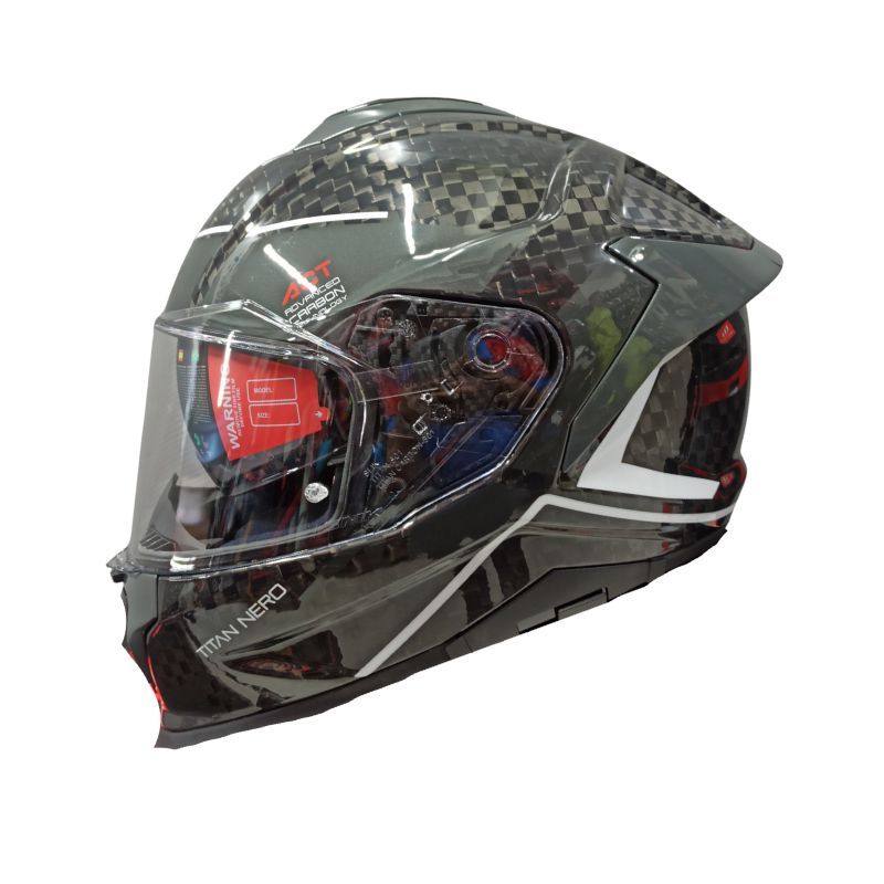 CASCO SMK TITAN CARBON NERO NEGRO GRIS