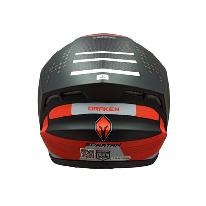 CASCO SPARTAN DRAKEN S CREEPER ROJO