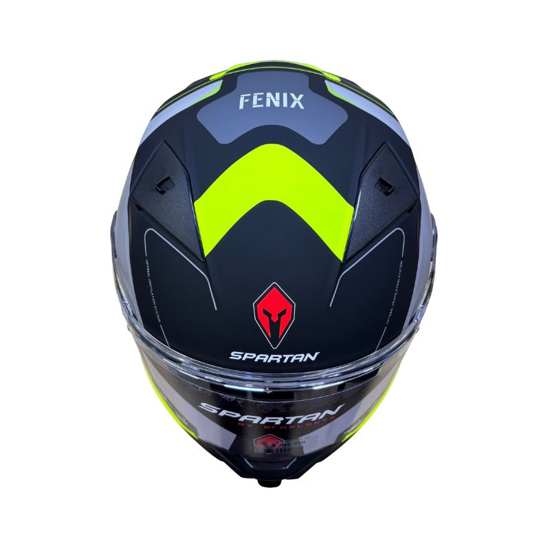 CASCO SPARTAN FENIX ORK MATE AMARILLO NEON
