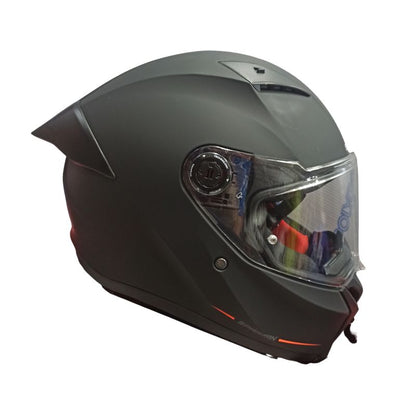 CASCO SPARTAN FENIX SOLID MATE NEGRO