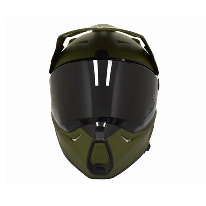CASCO SPARTAN WOLF DS SOLID MATE VERDE