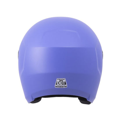 CASCO TECH T10 SOLID MATE MORADO VISOR HUMO