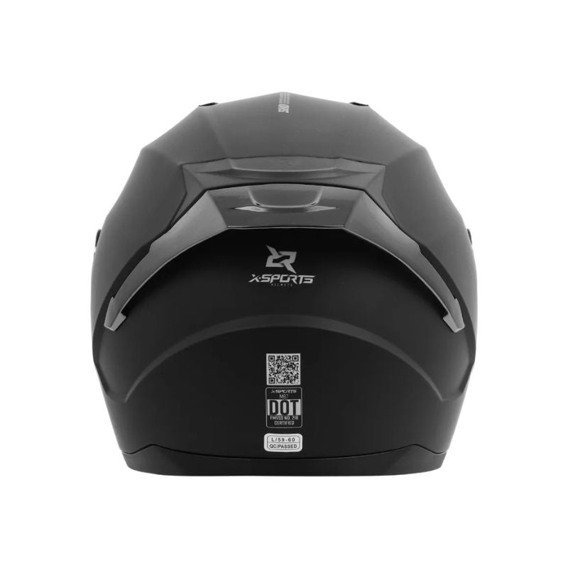 CASCO X-SPORTS M67 SOLID MATE NEGRO