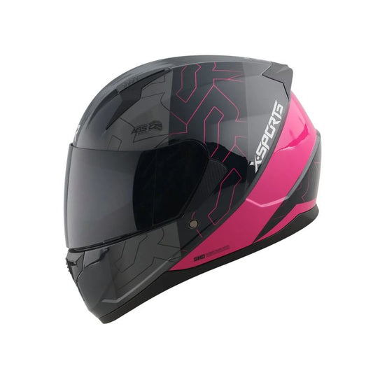 CASCO X-SPORTS M67 XPIDER GRIS FUCSIA