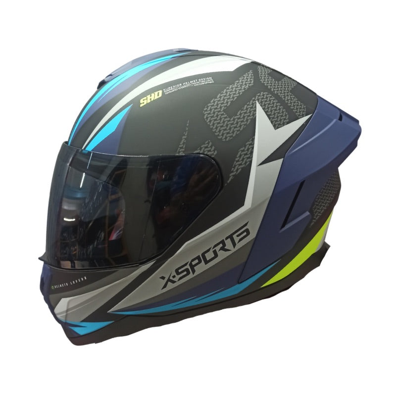 CASCO X-SPORTS M75 ARROW MATE AZUL