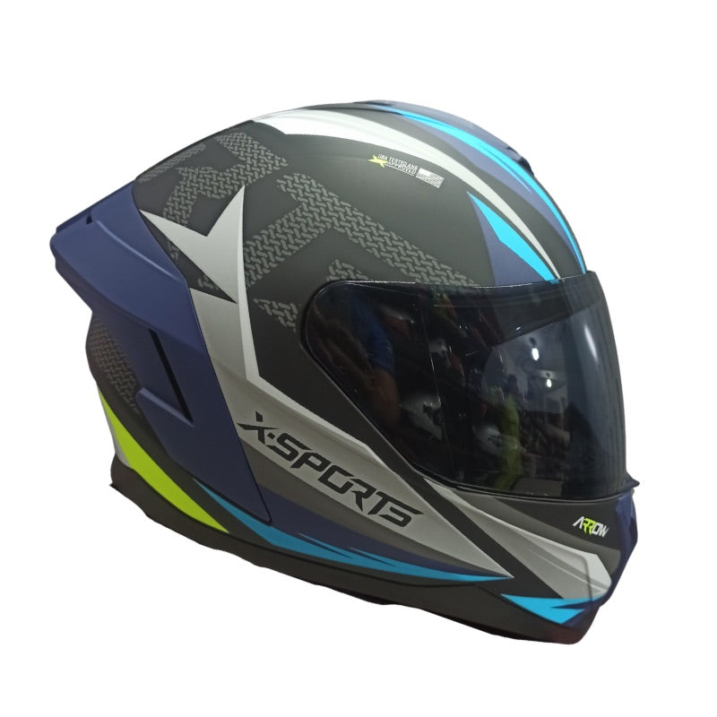 CASCO X-SPORTS M75 ARROW MATE AZUL