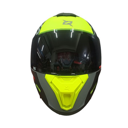 CASCO X-SPORTS M75 VRAVE AMARILLO NEON