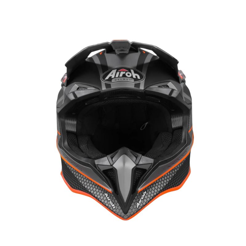 CASCO AIROH WRAAP MOOD MATE NARANJA