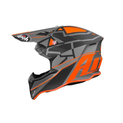 CASCO AIROH WRAAP MOOD MATE NARANJA