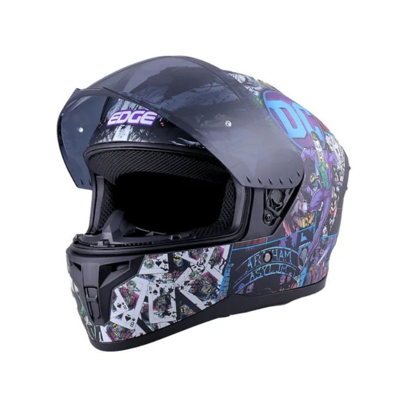 CASCO EDGE ZOOM PRO THE JOKER MATE NEGRO