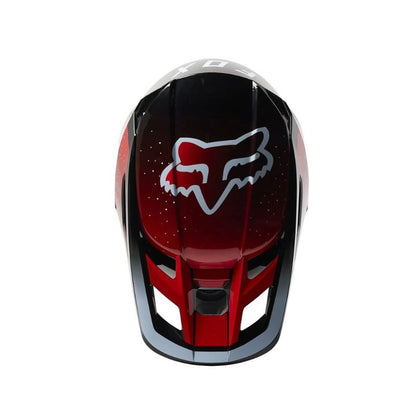 CASCO FOX V2 VIZEN NEGRO ROJO