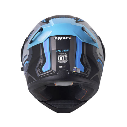 CASCO HRO HRO-3400DV ROVER MATE NEGRO AZUL VISOR IRIDIUM