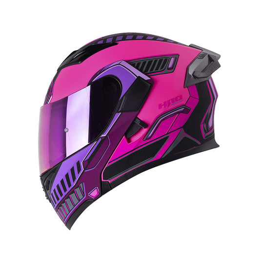 CASCO HRO HRO-3400DV ROVER MATE NEGRO MORADO VISOR IRIDIUM