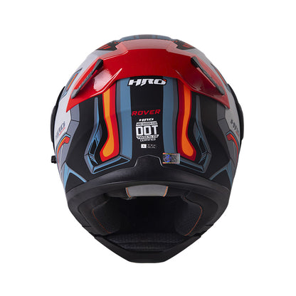 CASCO HRO HRO-3400DV ROVER MATE NEGRO ROJO VISOR IRIDIUM