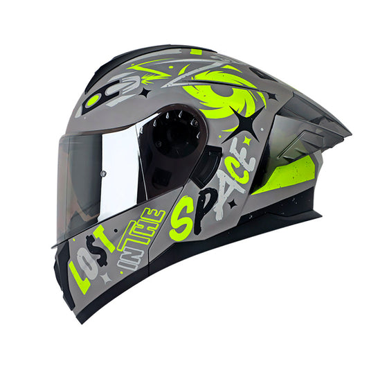 CASCO HRO HRO-3480DV EVO OUT SIDER GRIS AMARILLO IRIDIUM