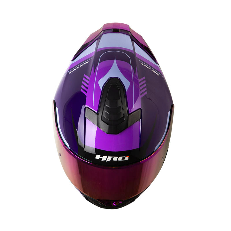 CASCO HRO HRO-506SP STEAM MORADO MORADO CLARO VISOR IRIDIUM