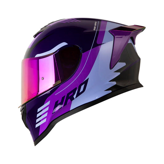 CASCO HRO HRO-506SP STEAM MORADO MORADO CLARO VISOR IRIDIUM