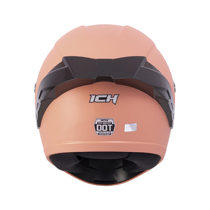 CASCO ICH-501SP SOLID MATE ROSADO VISOR DORADO