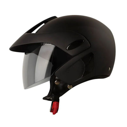 CASCO ICH ICH-205 SOLID MATE NEGRO FUCSIA VISOR IRIDIUM HUMO