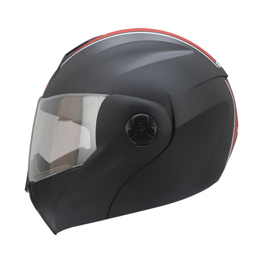 CASCO ICH ICH-3110DV L2 MATE NEGRO ROJO
