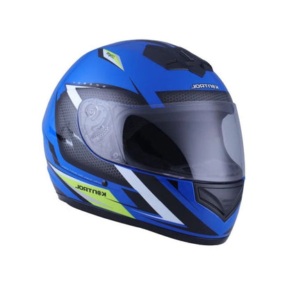 CASCO KONTROL 878 SPEEDY AZUL BLANCO